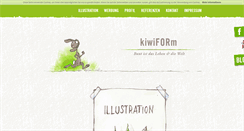 Desktop Screenshot of kiwiform.de