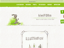 Tablet Screenshot of kiwiform.de
